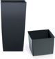 Prosperplast Γλάστρα URBI SQUARE 225mm ανθρακί - DURS225-S433
