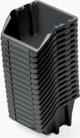 Prosperplast Bineer Short Σετ 16 Κουτιά Αποθήκευσης Εργαλείων 234x77x92mm, Μαύρα