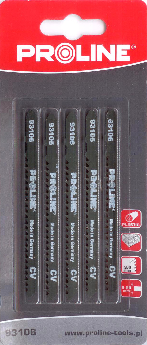 Pro-Line Πριόνια για πλαστικά 75x3mm τύπου T - 93106