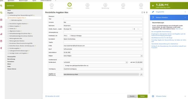 Πρόγραμμα Lexware Lexware QuickSteuer 2023 Οικονομική ανάλυση 1 x άδεια