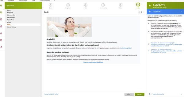 Πρόγραμμα Lexware Lexware QuickSteuer 2023 Οικονομική ανάλυση 1 x άδεια
