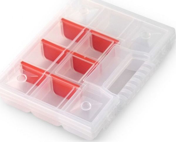 Οργανωτής Εργαλείων Prosperplast KNO20154T, 11 Θήκες, 195x155x35 mm, Διαφανής, Πλαστικός