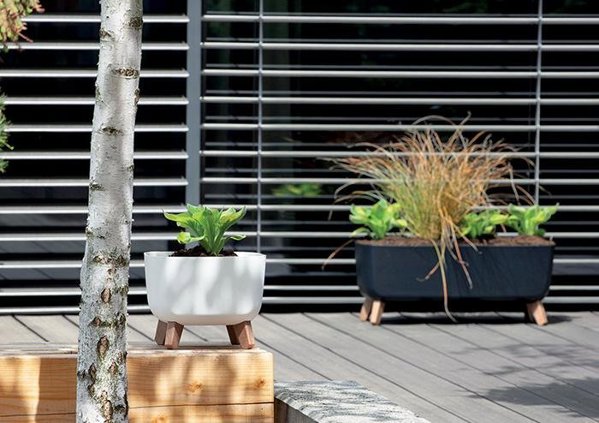Γλάστρα σε πόδια Bonsai Gracia DGQL400 Ανθρακί