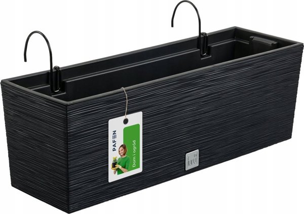 Κρεμαστή γλάστρα μπαλκονιού Prosperplast DFC600W Antra
