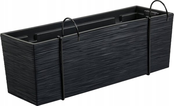 Κρεμαστή γλάστρα μπαλκονιού Prosperplast DFC600W Antra