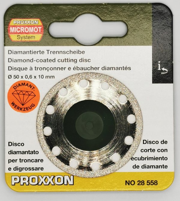 Proxxon Δίσκος με επικάλυψη διαμαντιού διαμ. 50 mm x 0,6, για LHW + LHW/A