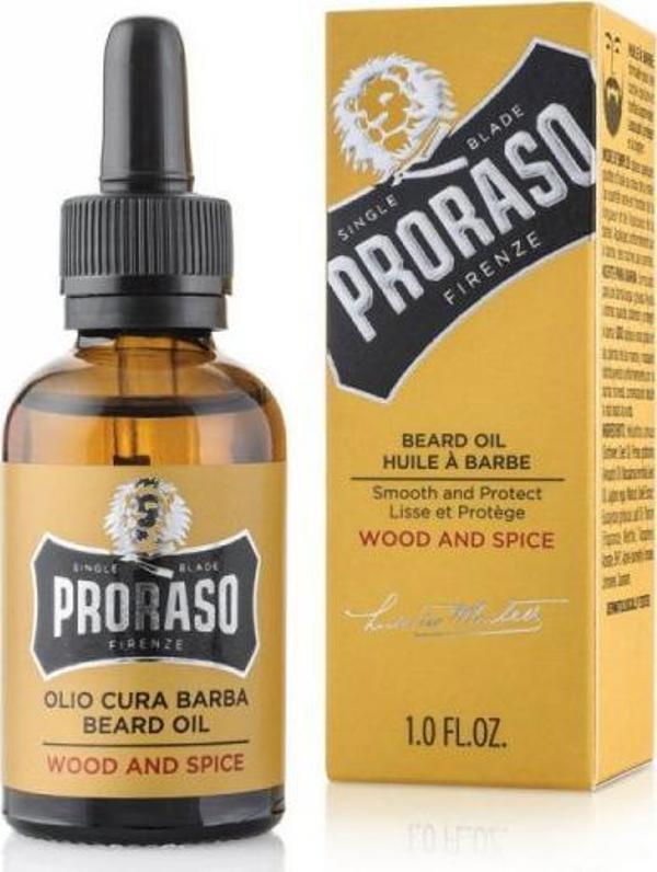 Proraso Beard Oil Wood & Spice 30ml – Λάδι Περιποίησης Γενειάδας