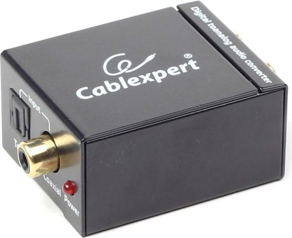 Προσαρμογέας AV Gembird Toslink - RCA (Cinch) μαύρο (DSC-OPT-RCA-001)
