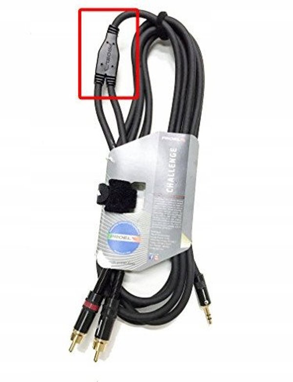 PROEL αρσενικό στερεοφωνικό 3.5mm - 2 x αρσενικό RCA, 1.5m, μαύρο