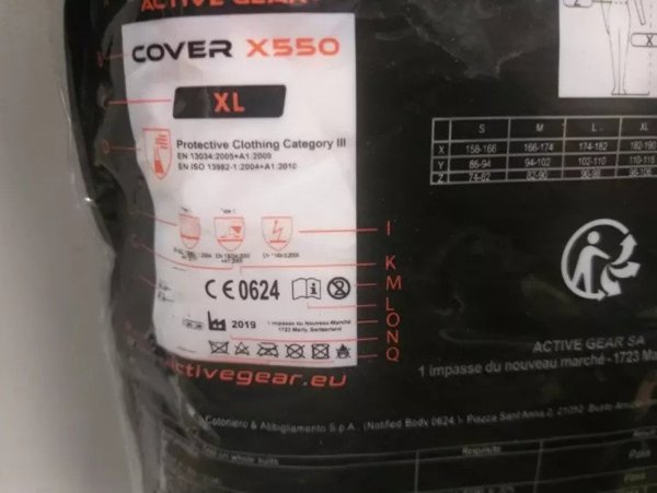 Προστατευτικός μανδύας XL