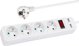 Καλώδιο Blow 98-783# Προέκταση δικτύου pr-470wsp/usb 4-υποδοχές+usb με γείωση+διακόπτης 1,5m λευκό 3x1,5mm