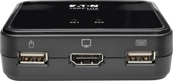 Διακόπτης Eaton Eaton Tripp Lite series 2-Port USB/HD Cable KVM Switch με Ήχο/Βίντεο, Καλώδια και Κοινή Χρήση Περιφερειακών USB - KVM-/Ήχος-/USB-Διακόπτης - 2 x KVM/Ήχος/USB - 1 τοπικός χρήστης - Επιτραπέζιος