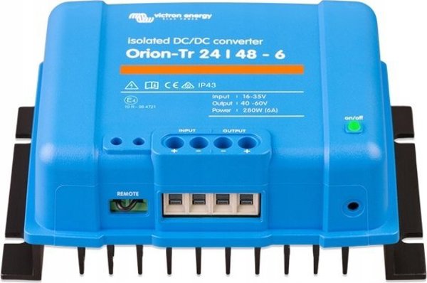 Μετατροπέας Victron Energy Μετατροπέας Victron Energy Dc-Dc Απομονωμένος Orion-Tr 24/48-6 280 W (ORI244828110)