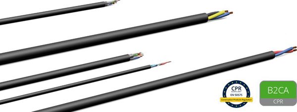 Καλώδιο ηχείων Procab CLS225-B2CA/1 - 2 x 2.5 mm² - 13 AWG - EN50399 CPR Euroclass B2ca-s1b,