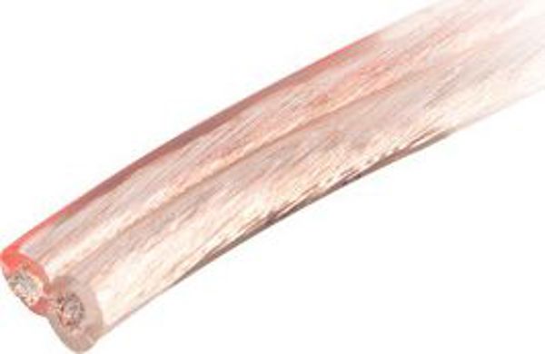 Καλώδιο Lanberg ηχείων 2x2.5mm2 100m διαφανές