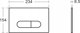 Κουμπί έκπλυσης Ideal Standard BUTTON FOR WC R0115AA OLEAS M1 WHITE