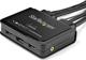 StarTech KVM Switch SV211HDUA4K, 2-Port HDMI USB, 4K Ultra HD 3840x2160, Μαύρο