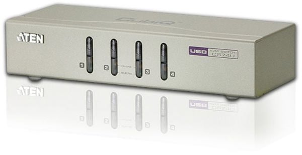 Διακόπτης Aten 4-Port USB VGA/Audio KVM Switch CS74U (CS74U-AT) - NUATNKV4PCS74U0