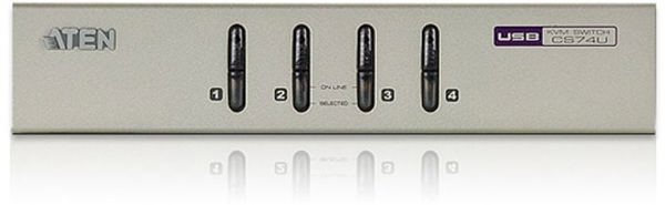 Διακόπτης Aten 4-Port USB VGA/Audio KVM Switch CS74U (CS74U-AT) - NUATNKV4PCS74U0