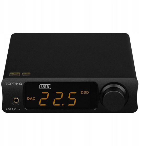 Μετατροπέας DAC Topping DX3 Pro+ Χρώμα: Μαύρο