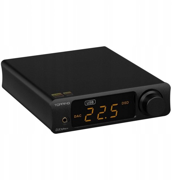 Μετατροπέας DAC Topping DX3 Pro+ Χρώμα: Μαύρο