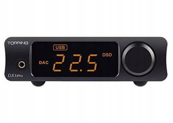 Μετατροπέας DAC Topping DX3 Pro+ Χρώμα: Μαύρο