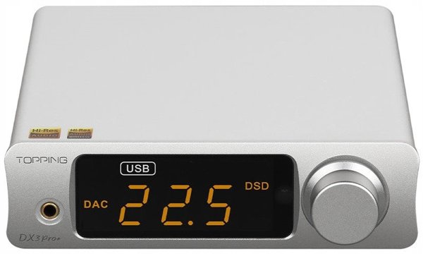 Μετατροπέας DAC Topping DX3 Pro+ Χρώμα: Μαύρο