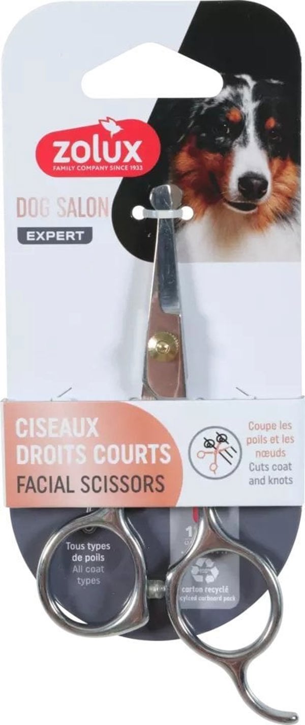 Ψαλίδια κοντά για σκύλους 4DOGS ZOLUX για το στόμα DOG SALON