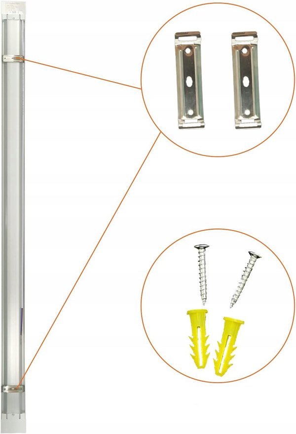 LTC Slim Φωτιστικό Οροφής LED 20W 60cm, IP20, 1750lm, 6000K, Αλουμίνιο
