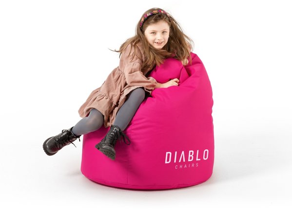 Πούφα για Παιδιά Diablo Chairs, Ροζ
