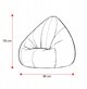 Pufa dla dziecka Diablo Chairs, zielona Craft Edition
