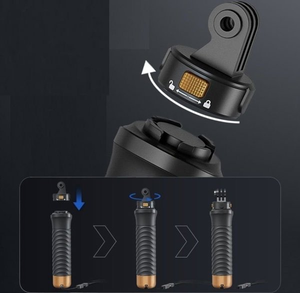 Puluz Λαβή Πλωτήρας Μπογιά Μπογιά για GoPro SJCAM Xiaomi DJI ACTION 5 4 3 2 INSTA360 / PU1053B