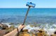 Puluz Μεταλλική λαβή για selfie 2m PULUZ για κάμερα Insta360 One RS/X2/X3/X4 (μαύρο)