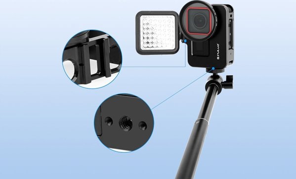 Puluz Μεταλλική θήκη PULUZ για Insta360 Ace Pro/Ace (PU966B)