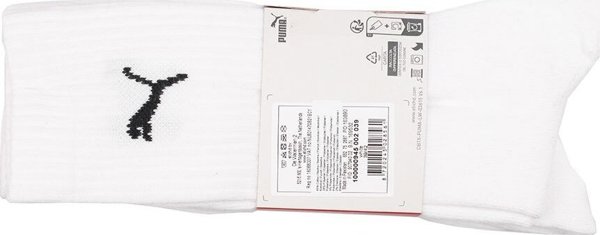 Puma Κάλτσες Puma Sport Crew Lightweight 3 ζεύγη λευκές 907940 02 43-46