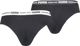 Puma Puma Brazilian Briefs 2 Pack 603043001-200 Czarne XS