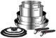 Tefal Ingenio Emotion Σετ Κατσαρόλες και Τηγάνια 10 Τεμαχίων με Αφαιρούμενες Λαβές