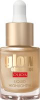 Pupa Glow Obsession Υγρό Highlighter Προσώπου 100 Sunrise, Μεταλλικό Φινίρισμα