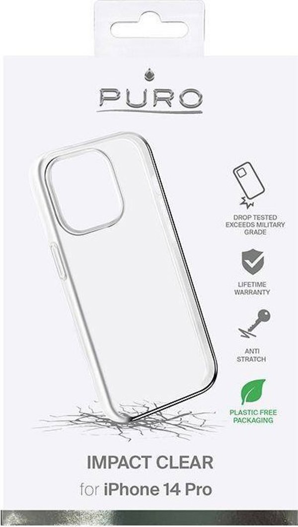 Puro Puro Impact Clear για iPhone 14 Pro διάφανο
