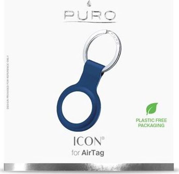 Puro Θήκη Σιλικόνης PURO ICON για Apple AirTag (μπλε)