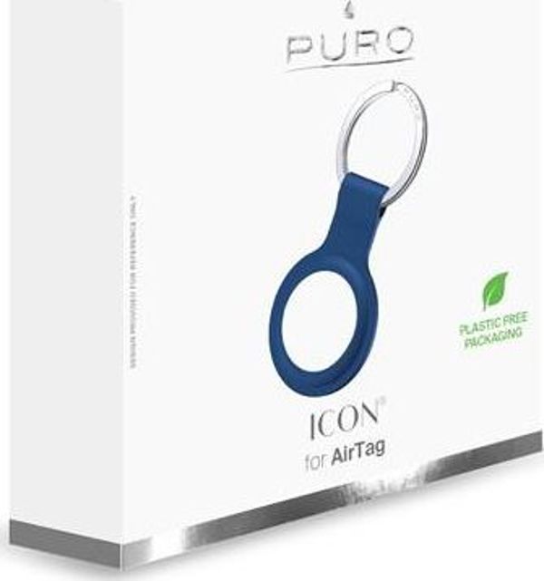 Puro Θήκη Σιλικόνης PURO ICON για Apple AirTag (μπλε)
