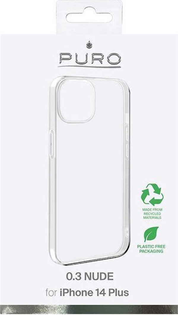Puro Puro 0.3 Nude για το iPhone 14 Plus διαφανές