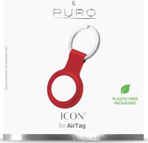 Puro Θήκη σιλικόνης PURO ICON Case Apple AirTag (κόκκινο)