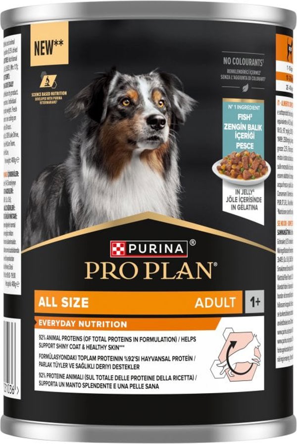 PURINA PRO PLAN ADULT Dog Ryba w galarecie 400gr