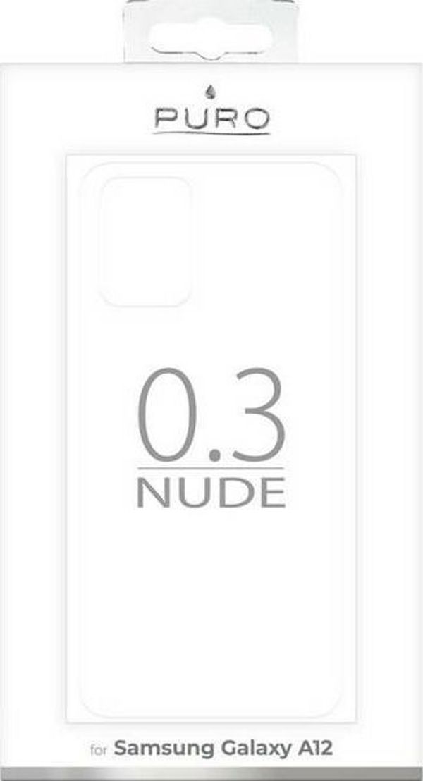 Puro Puro Nude 0.3 Samsung A12 A125 διαφανές/transparent SGA1203NUDETR