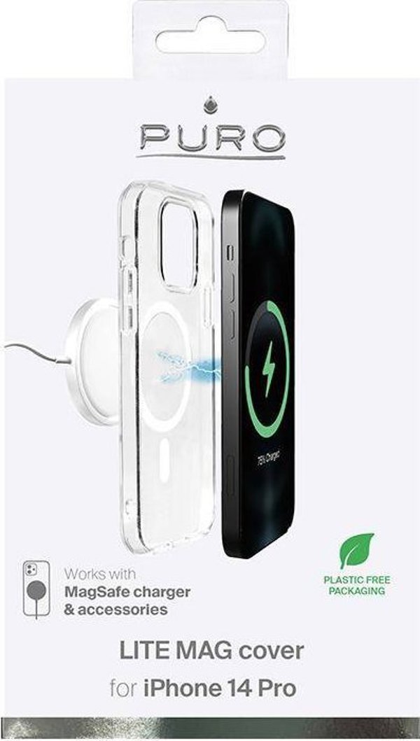 Puro Puro Litemag για iPhone 14 Pro MagSafe διαφανές