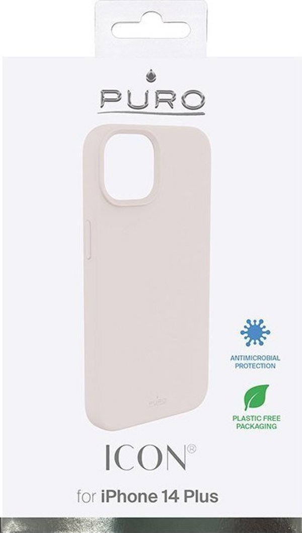 Κάλυμμα PURO ICON - Θήκη iPhone 14 Plus (ροζ της άμμου)