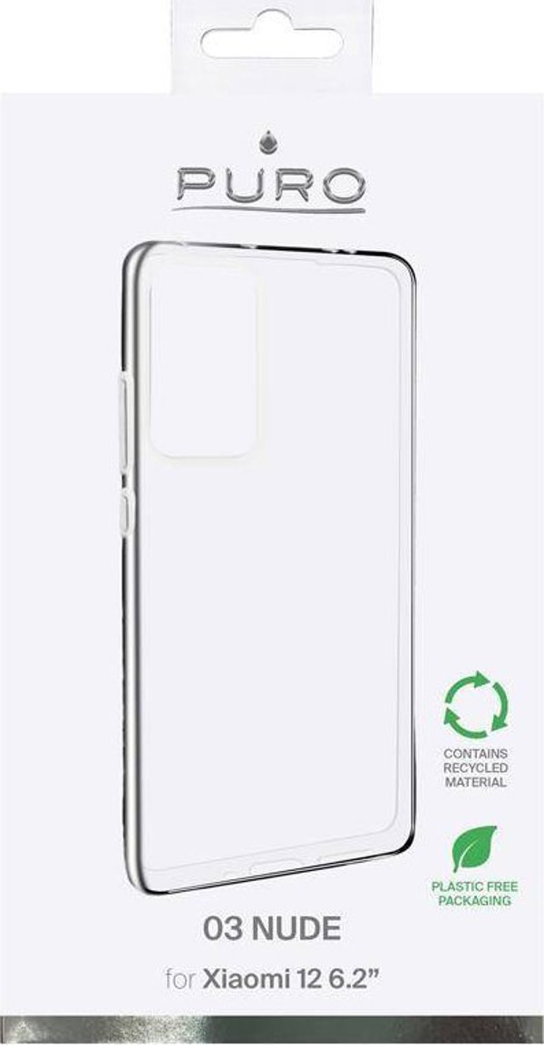Puro PURO 0.3 Nude - Οικολογική θήκη Xiaomi 12 / 12X (διαφανής)