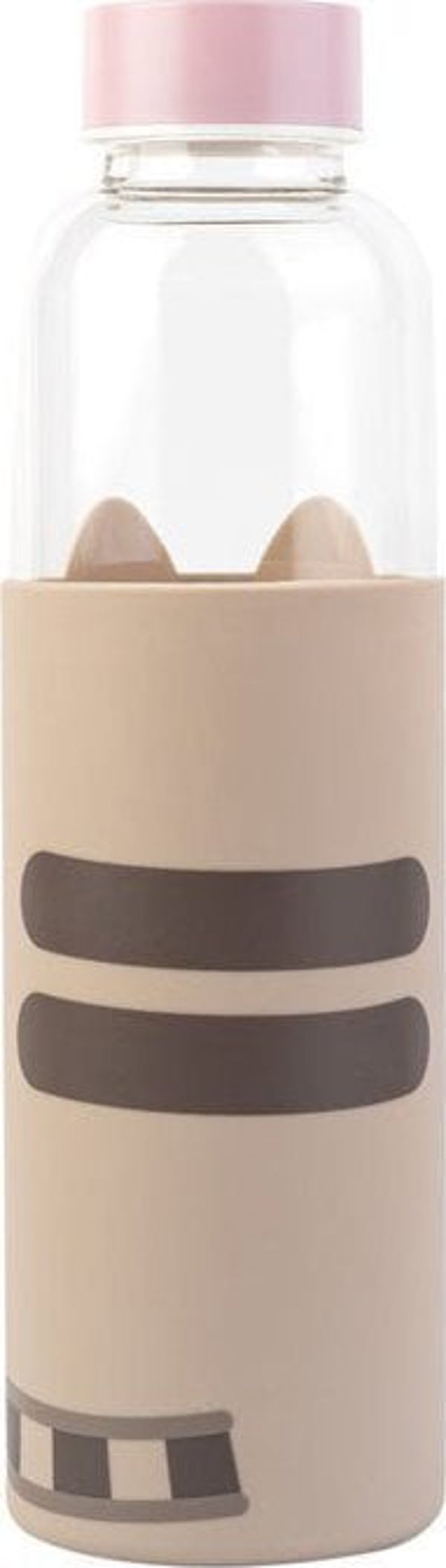Pusheen Γυάλινο Μπουκάλι Νερού 500ml με Θήκη Σιλικόνης - Πολύχρωμο