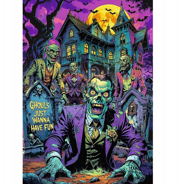 PUZZLE 1000 PremPlus HallOfHorror Zombie 12132